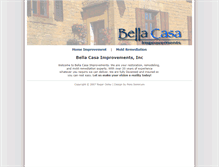Tablet Screenshot of bellacasaimprovement.com
